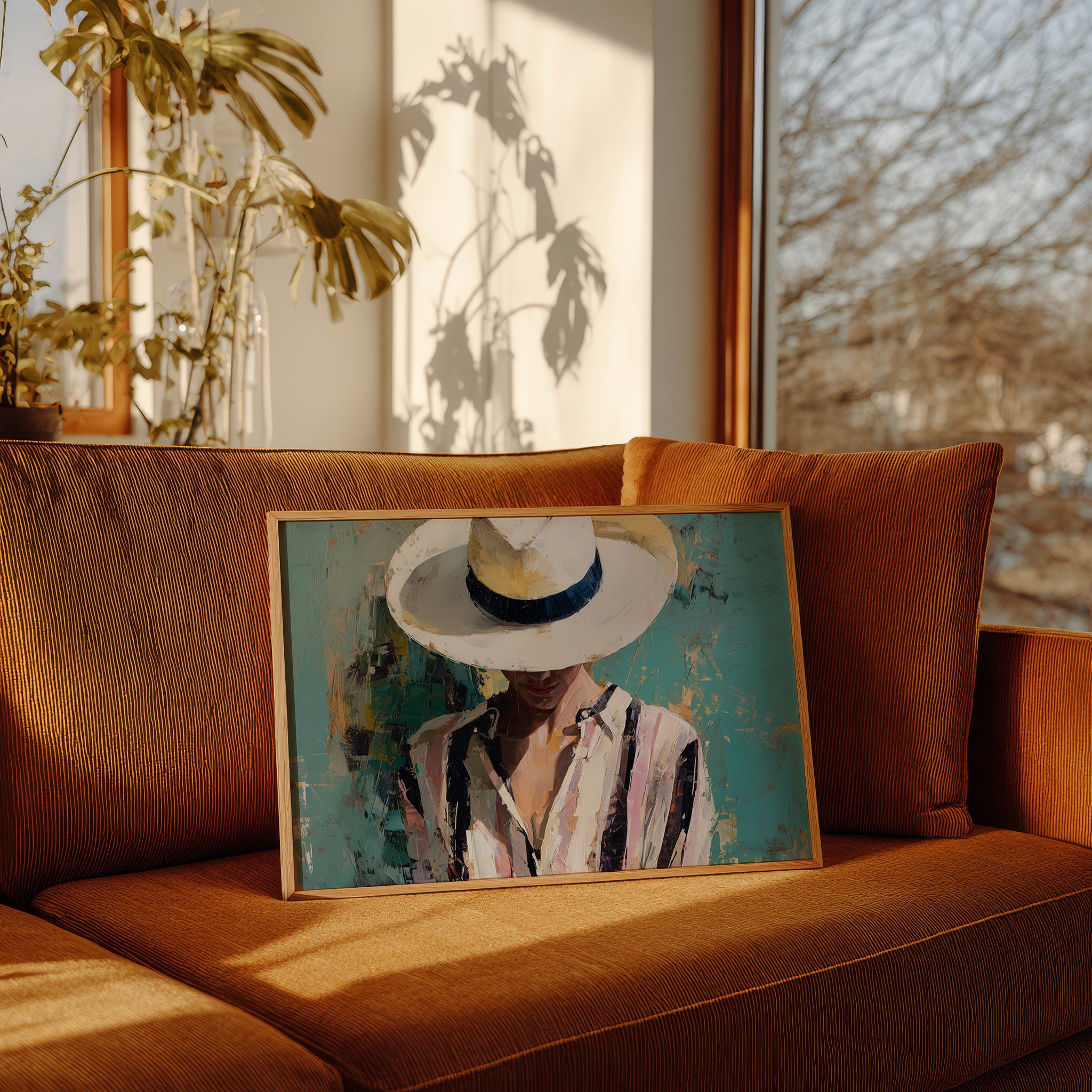 Sunlit Grace Behind Panama White