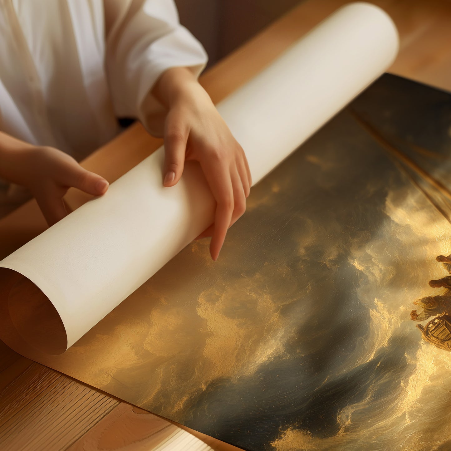 Sailors Brave The Tempest's Fury