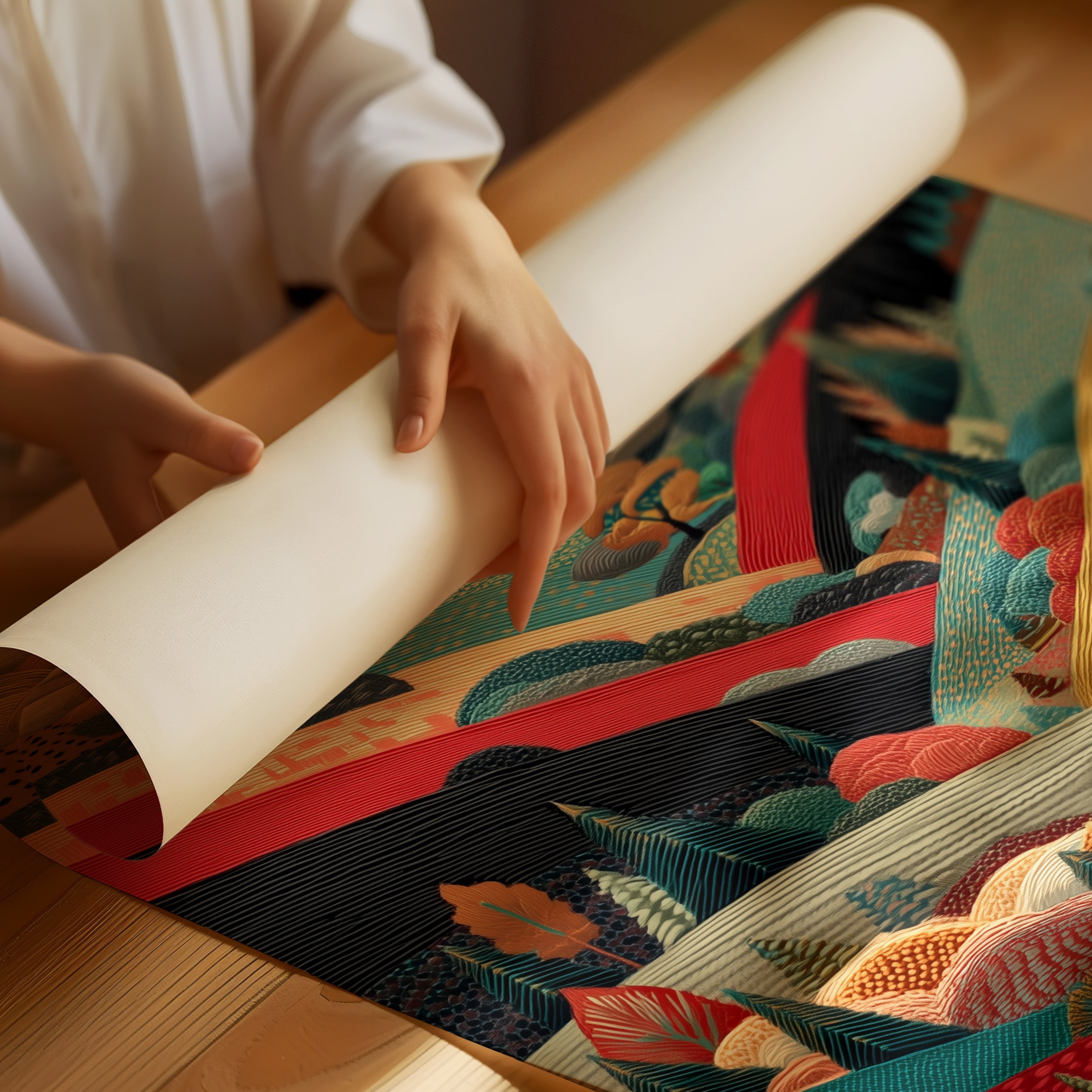 Mountain Path Weaves Sacred Stories