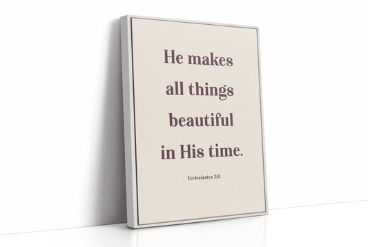 Words Bloom In Sacred Simplicity