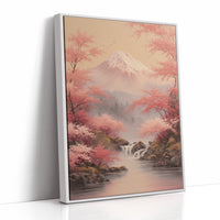 Cherry Blossoms Dance Near Fuji