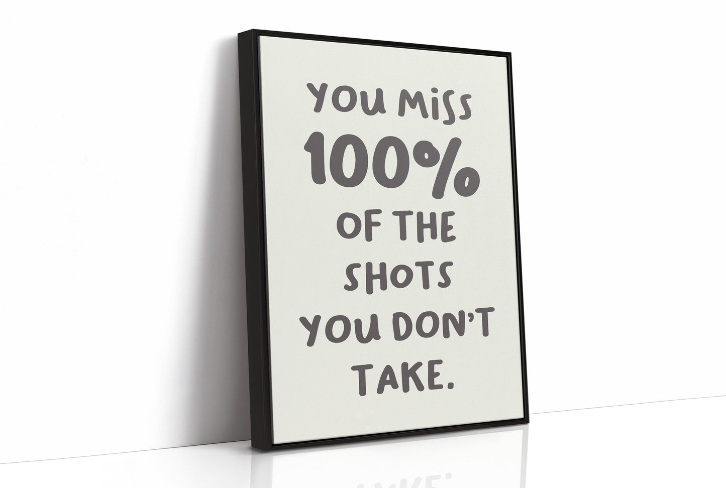 You Miss 100 Percent