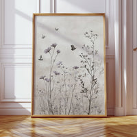 Fluttering Through Silent Meadows