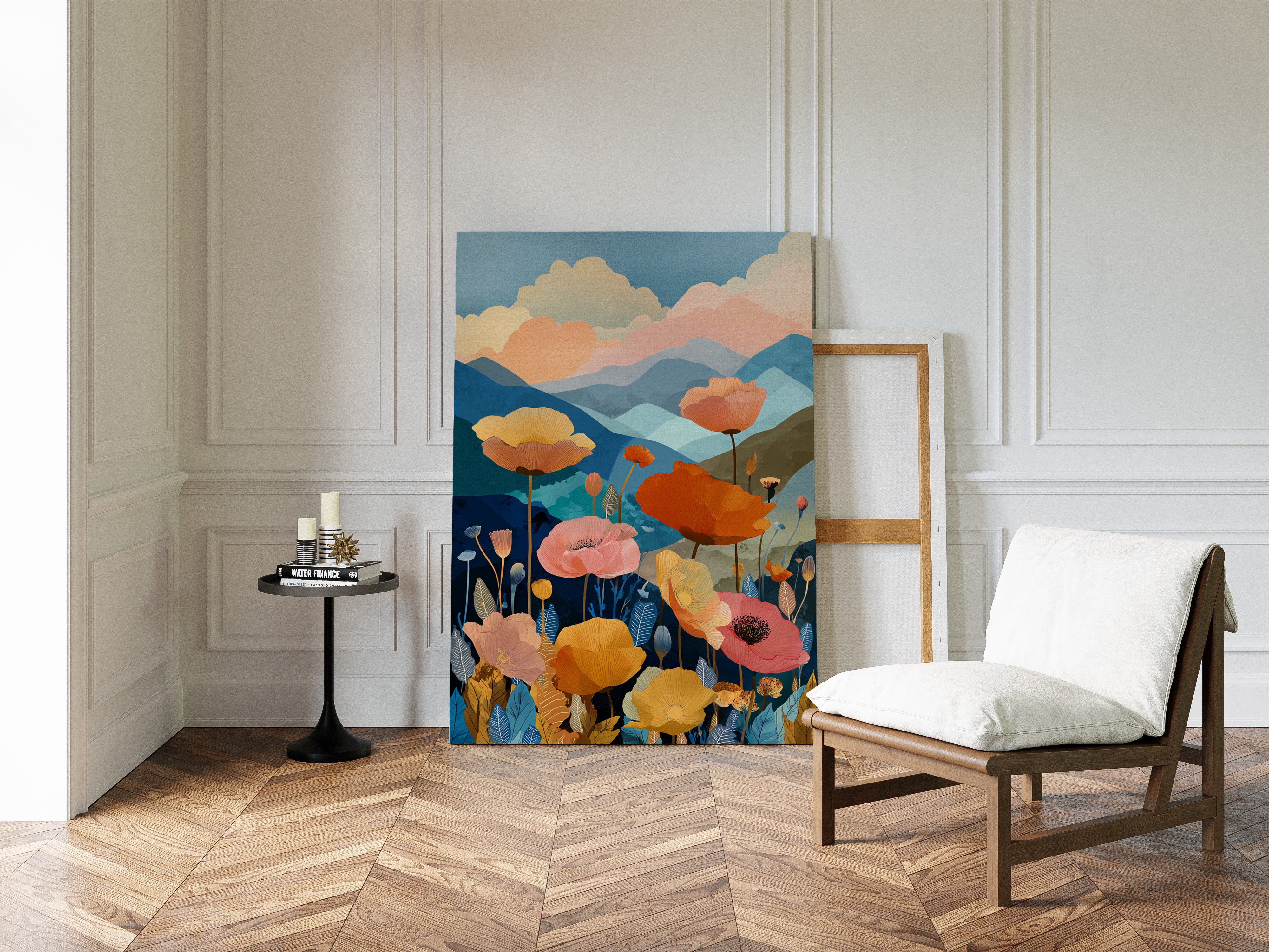Mountains Blooming with Colorful Life