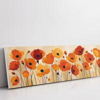 Poppies Dancing in Golden Light