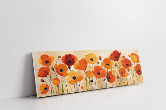 Poppies Dancing in Golden Light