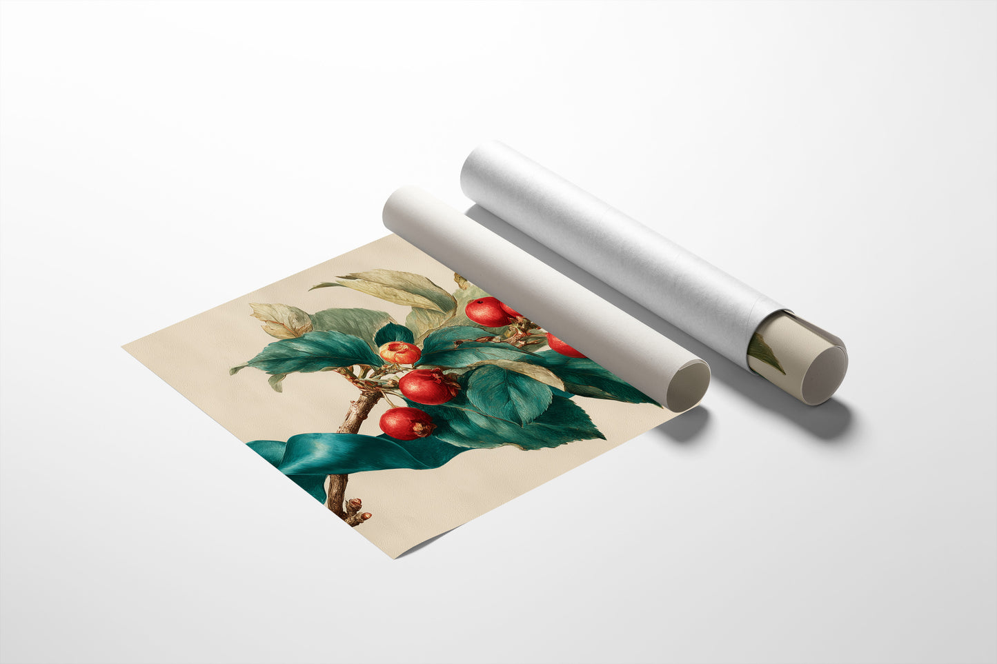 Winterberry Branch in Botanical Study