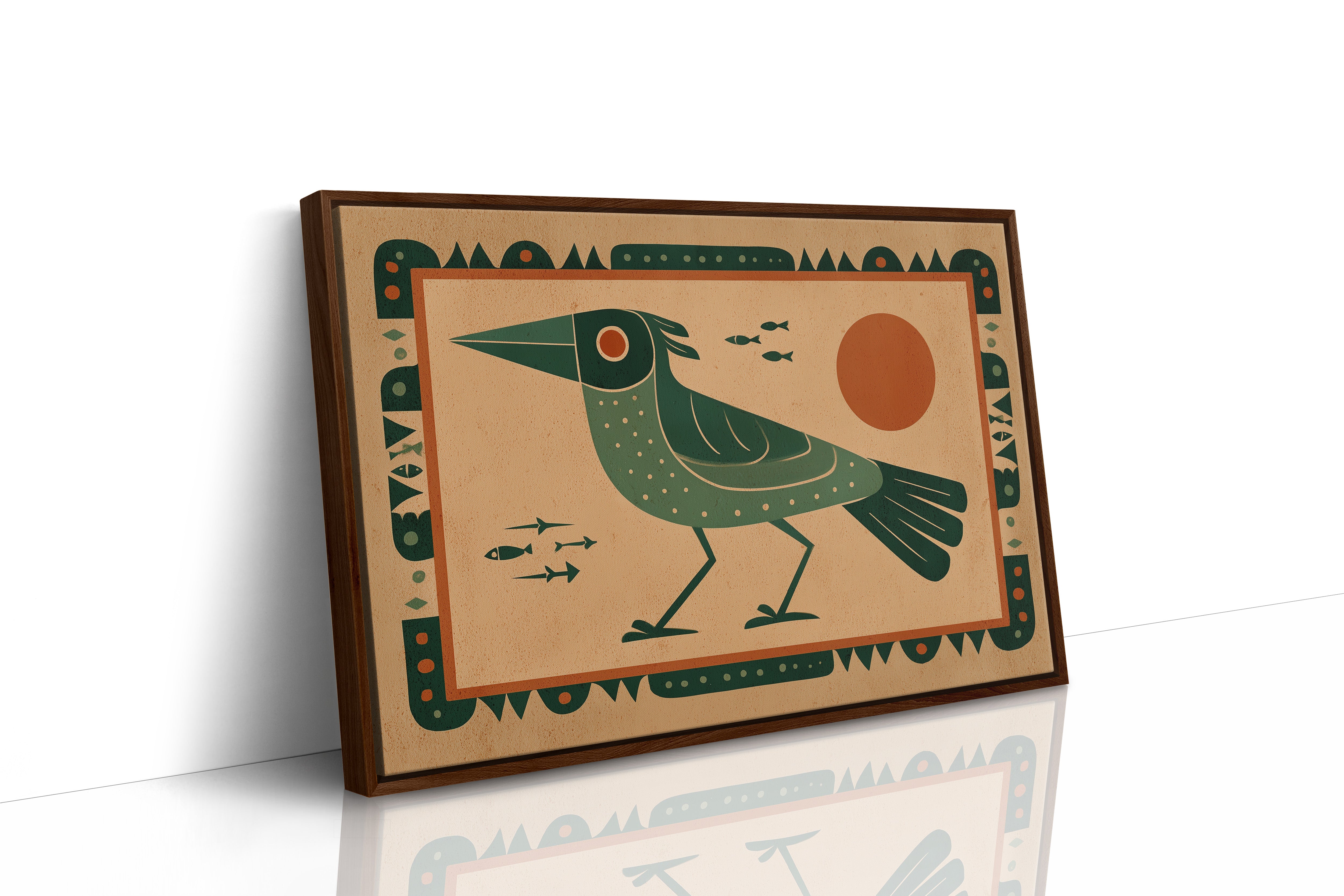 Emerald Watcher Guards Ancient Waters