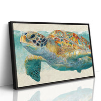 Ancient Voyager In Turquoise Depths