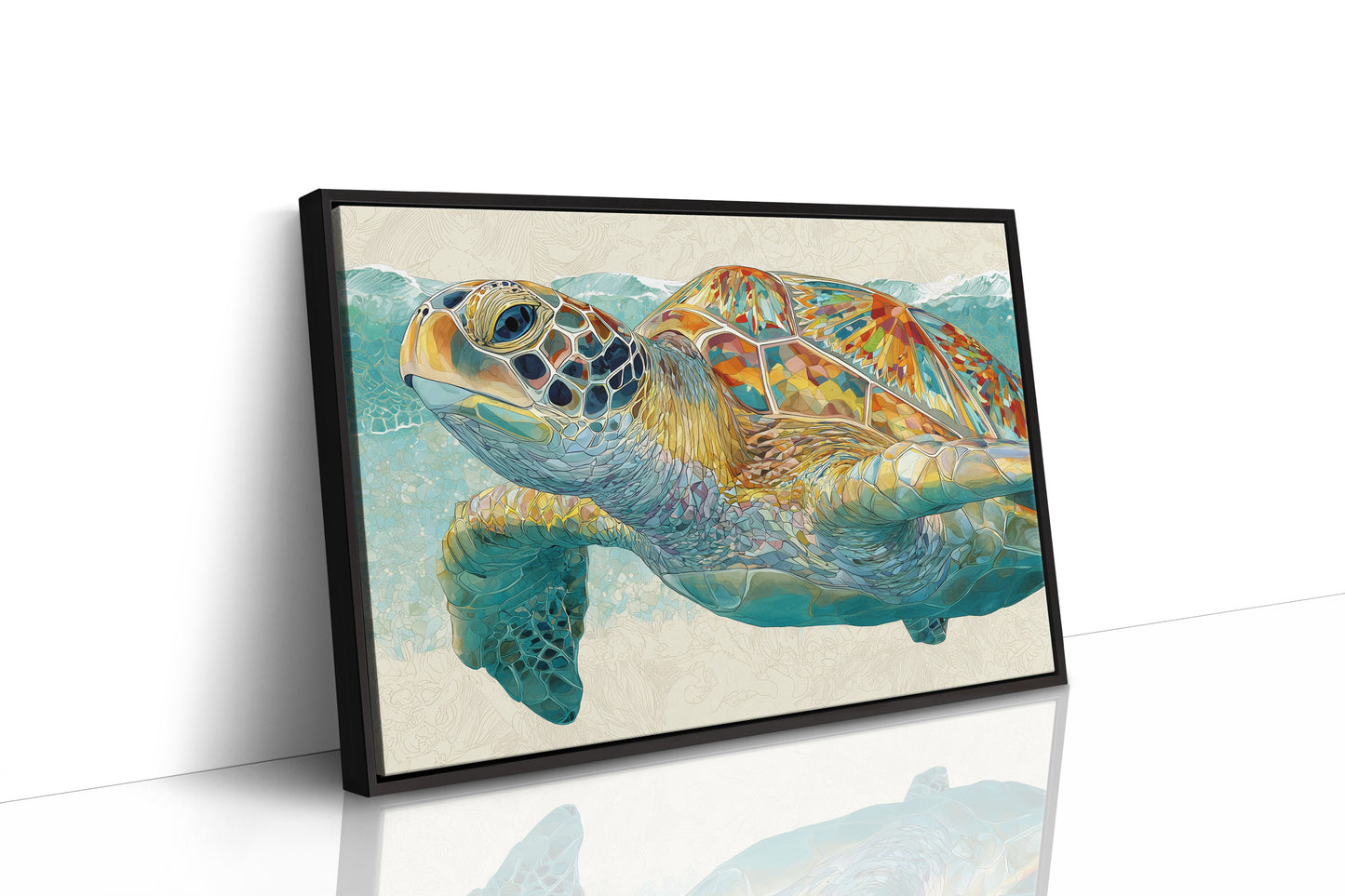 Ancient Voyager In Turquoise Depths