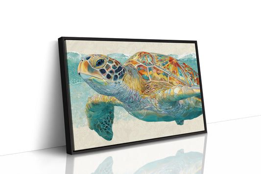 Ancient Voyager In Turquoise Depths