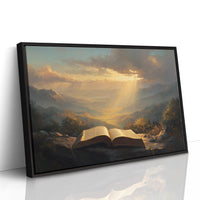 Sunbeams Illuminate Sacred Pages