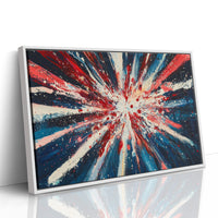 Stars Burst Into Patriotic Light