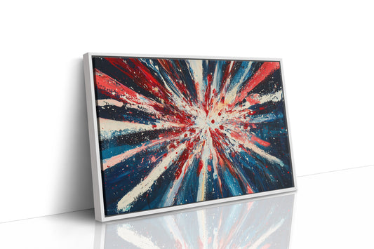 Stars Burst Into Patriotic Light