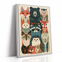 Woodland Council: A Folk Art Menagerie
