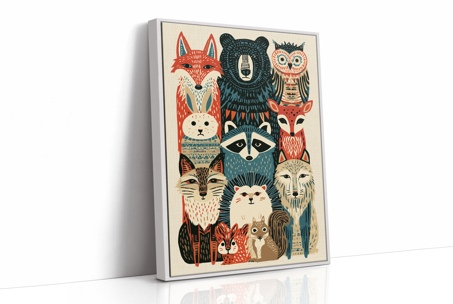 Woodland Council: A Folk Art Menagerie