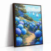 Hydrangea Path to Coastal Serenity