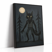 Moonlit Beast Of Pine Forest
