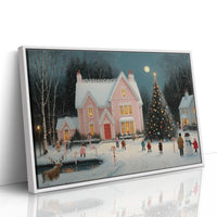 Pink Victorian Hosts Moonlit Skating Party