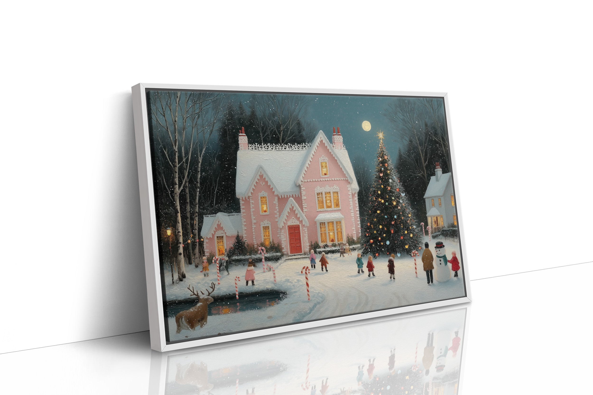 Pink Victorian Hosts Moonlit Skating Party