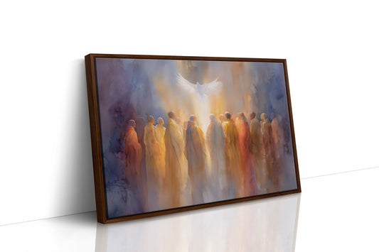 Light Ascends Through Gathered Souls