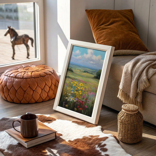 Wildflowers Paint The Prairie Gold