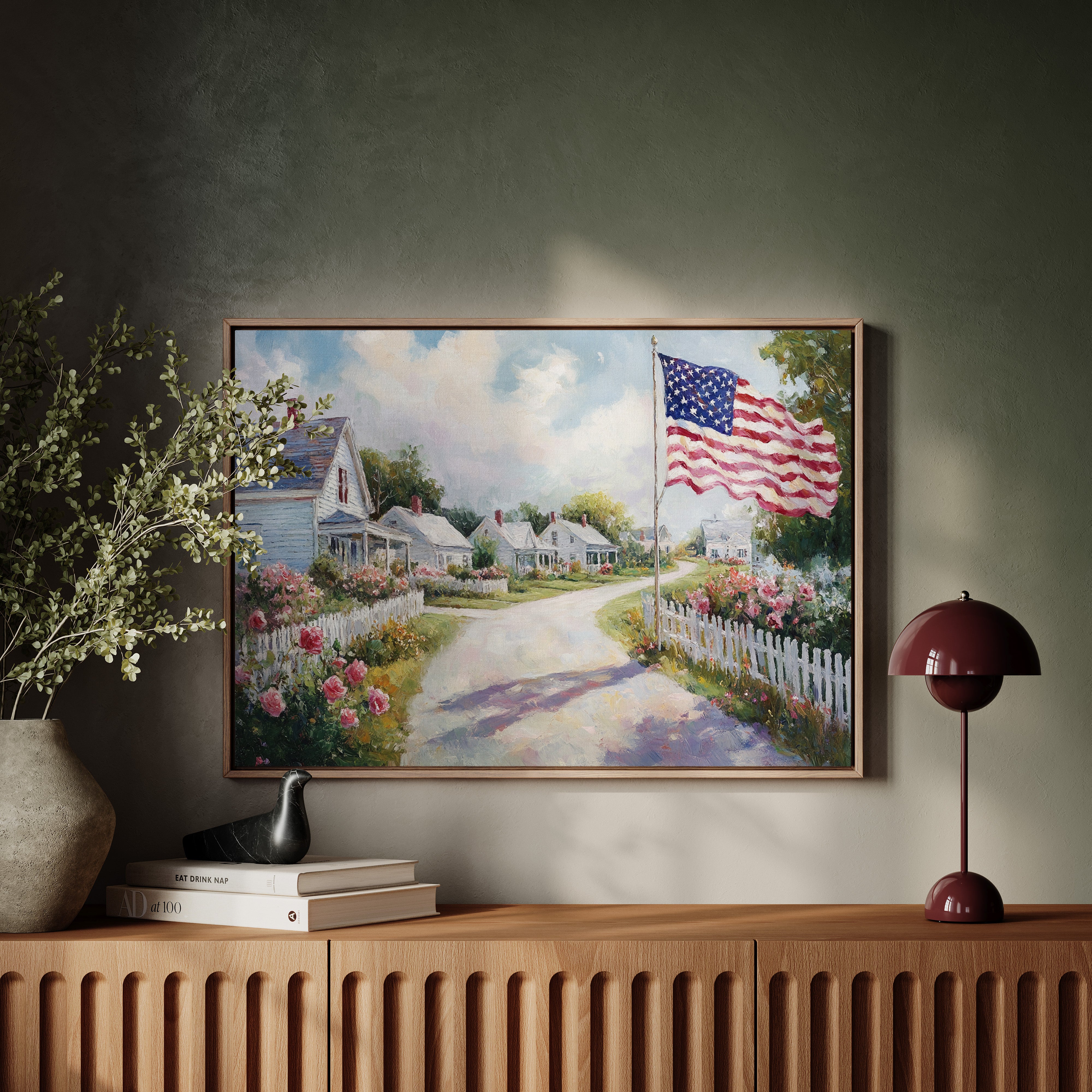 Where Roses Bloom and Flags Wave