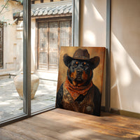 Rottweiler Ranger in the Wild West