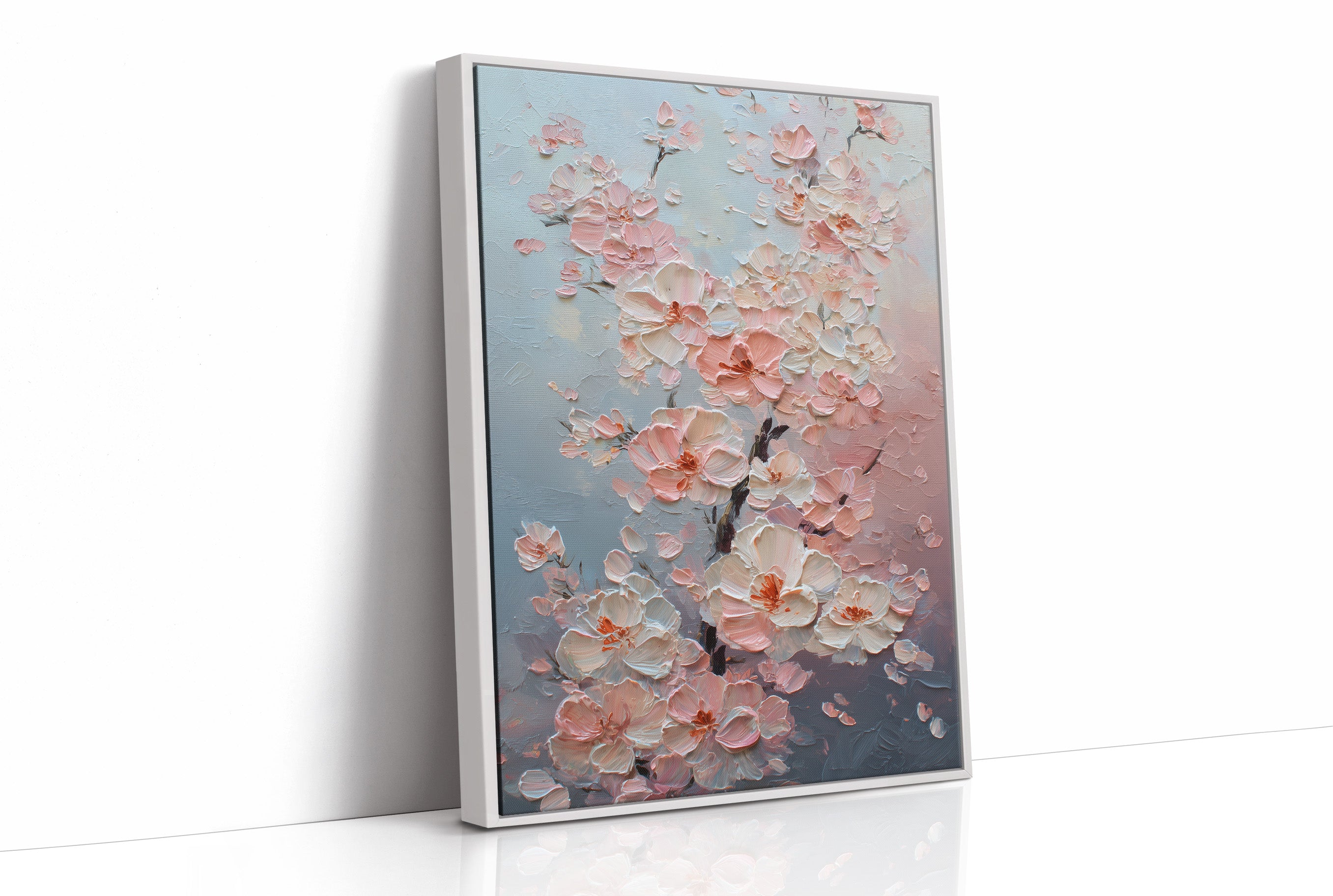 Blush Petals Dance In Spring