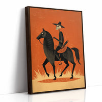 Midnight Rider in Burnt Skies