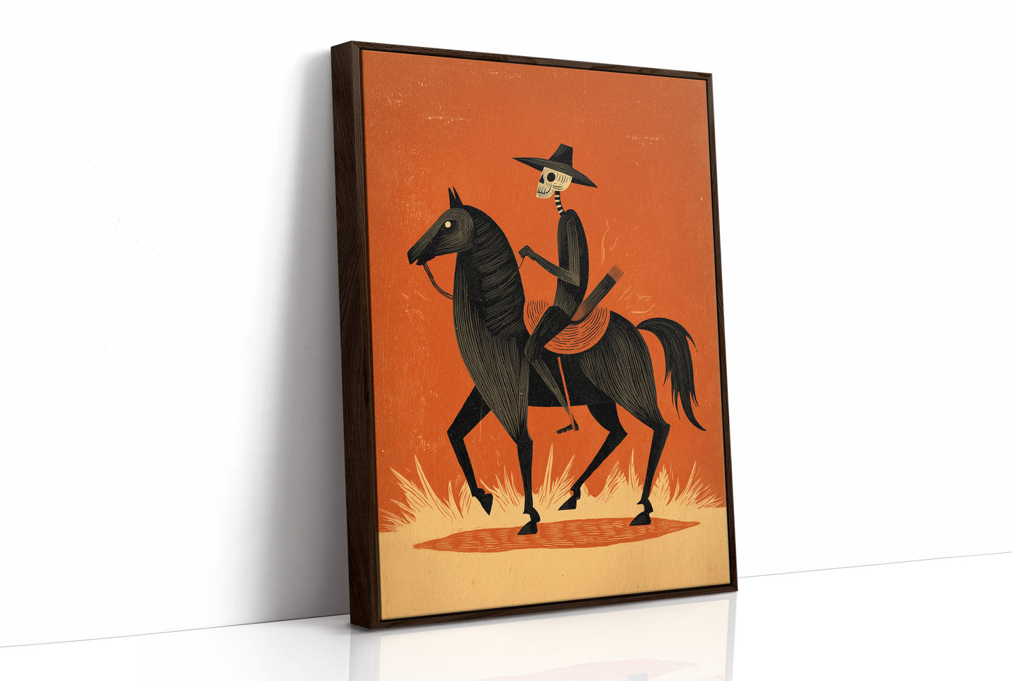 Midnight Rider in Burnt Skies
