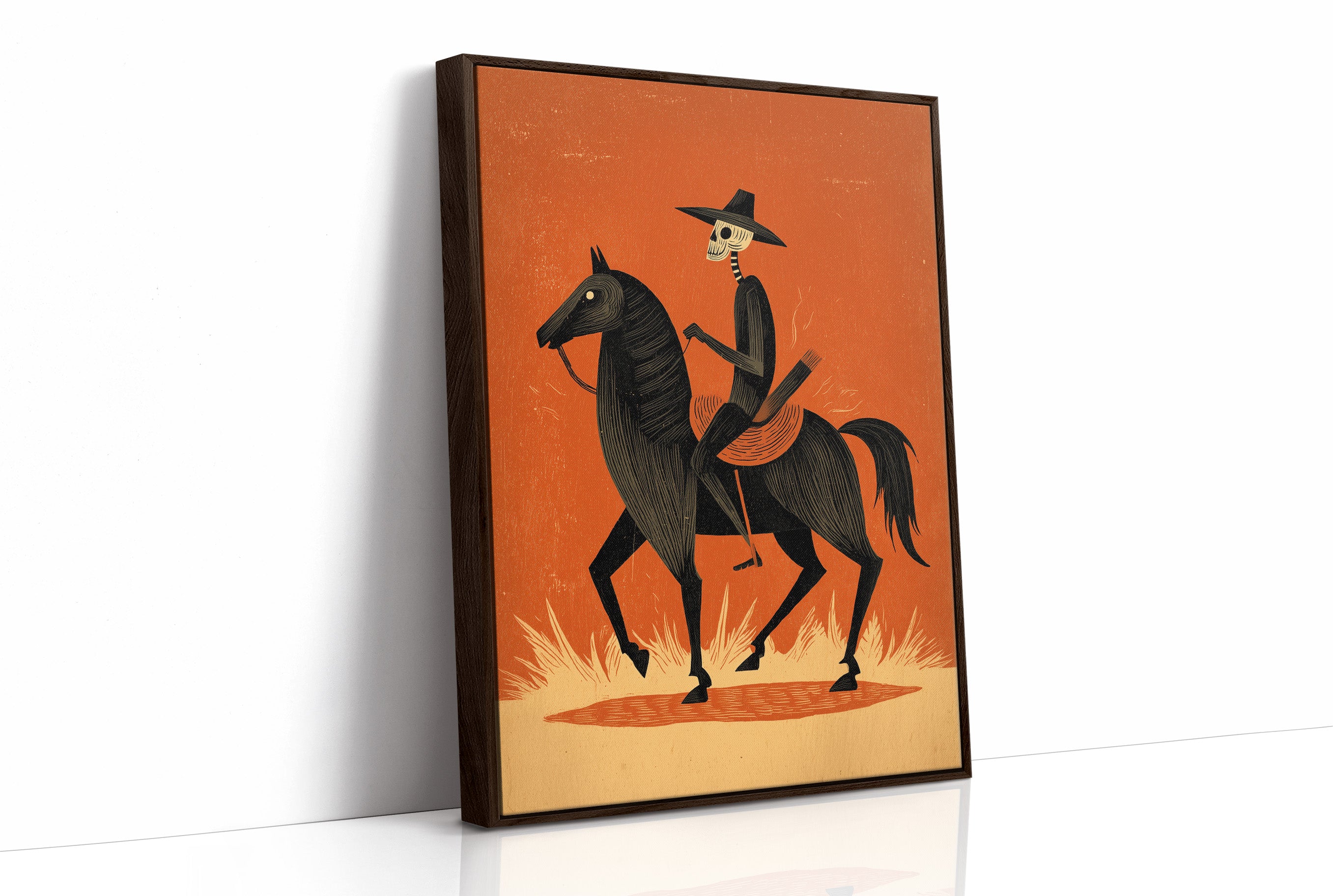 Midnight Rider in Burnt Skies