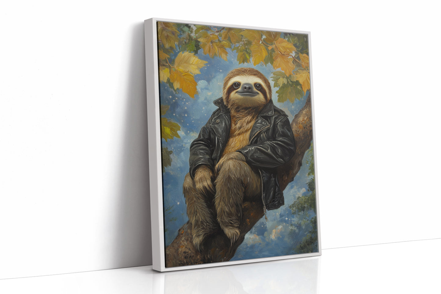 Sloth in a Leather Jacket