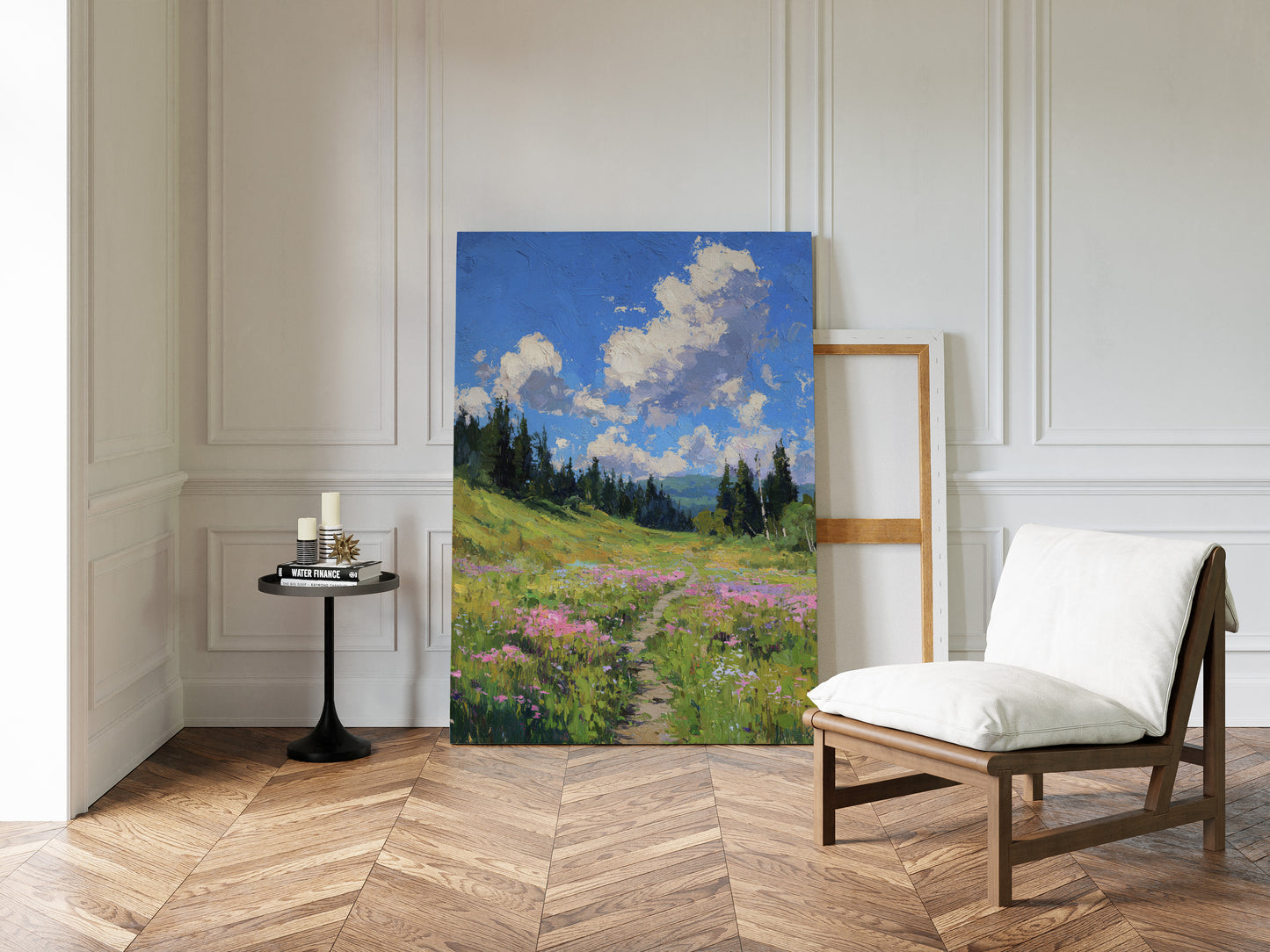 Pathway Through Blooming Meadows