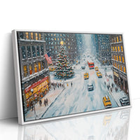 Manhattan's Christmas Ballet In Snow