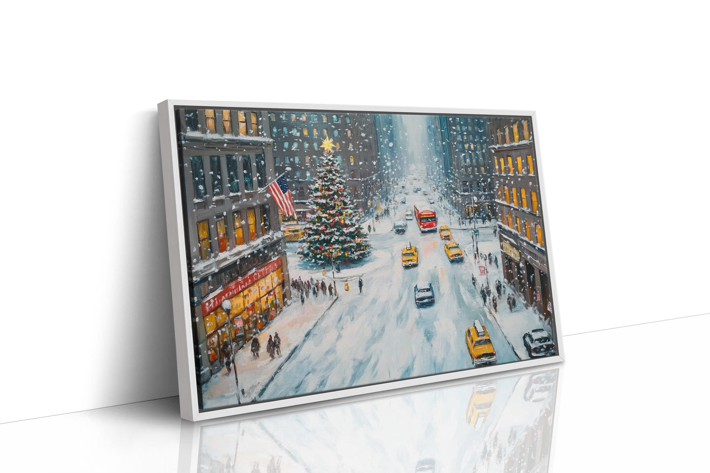 Manhattan's Christmas Ballet In Snow