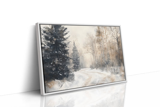 Snow Winds Through Silent Pines