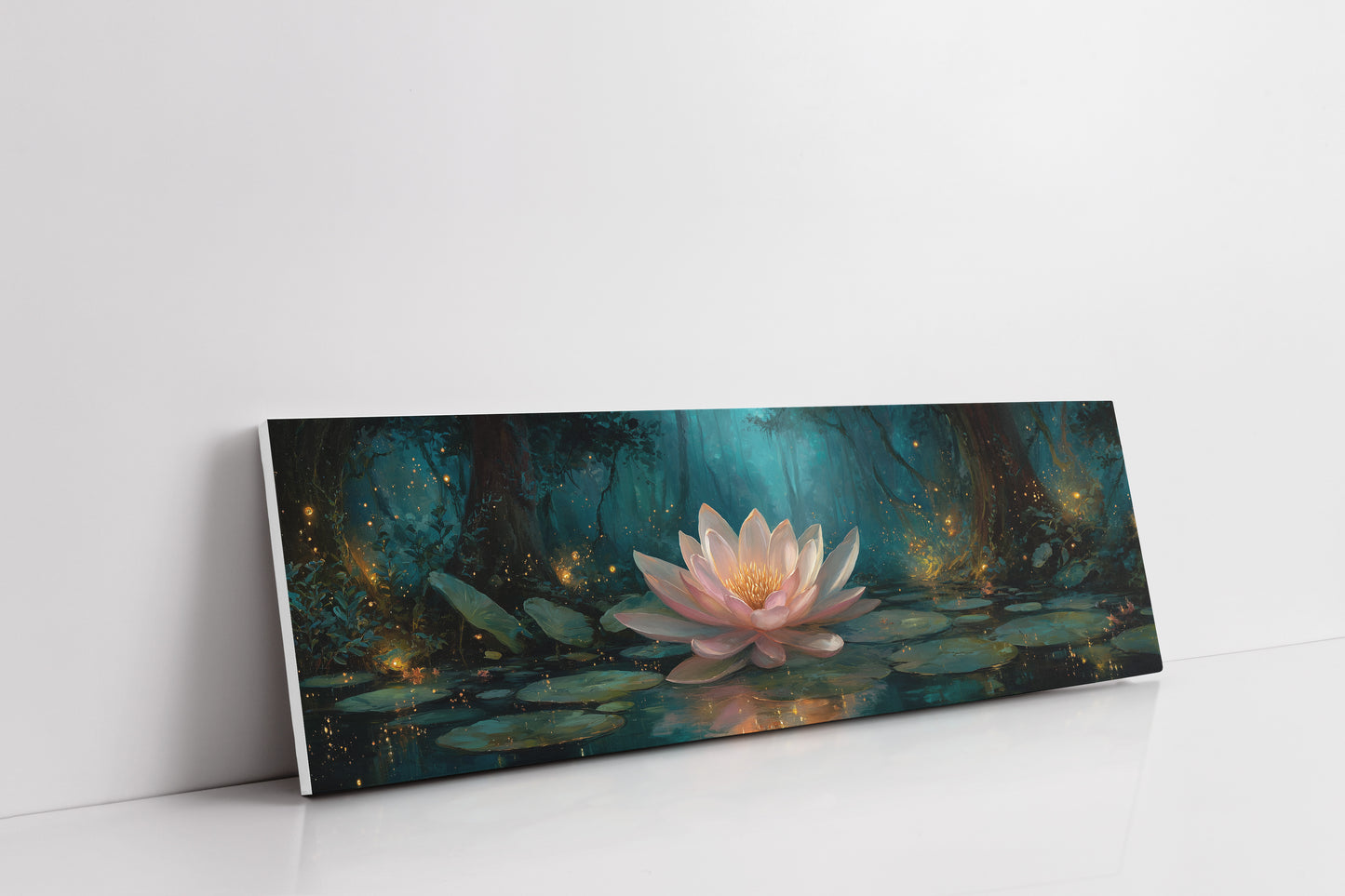 Enchanted Lotus Bloom by Firefly Light