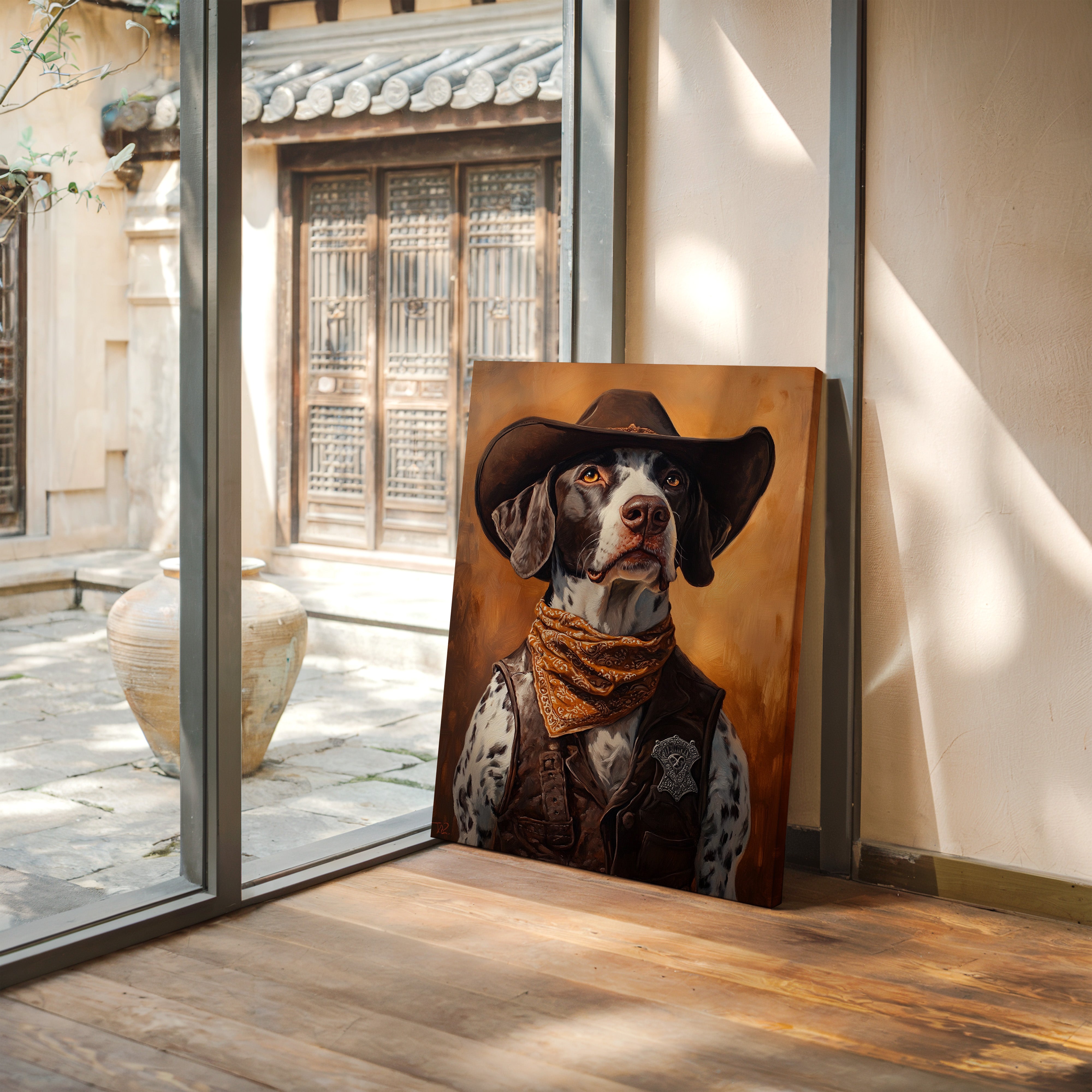 Spotted Deputy in Dusty Boots