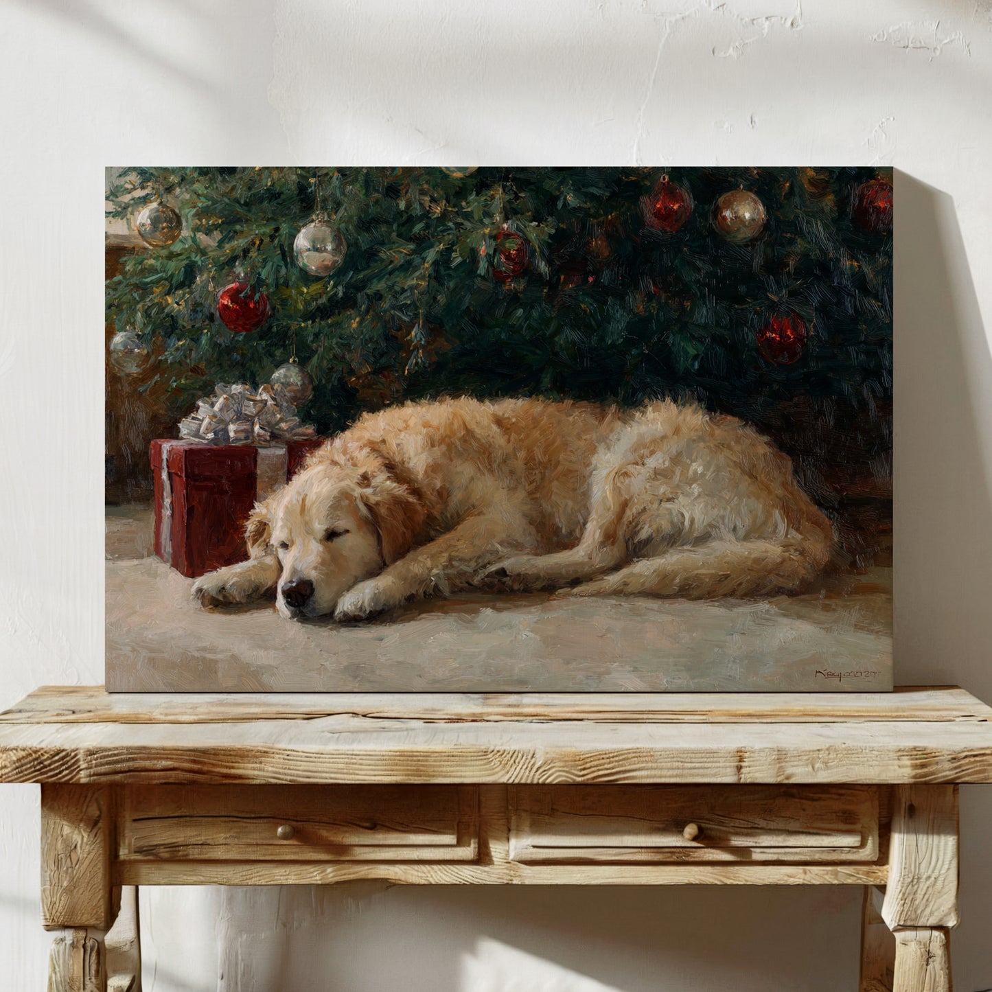 Beneath the Tree's Gentle Guard