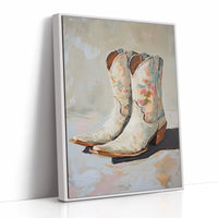 Painted Soles: Floral Cowgirl Boots