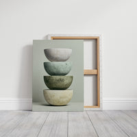 Stacked Stoneware: Sage to Cream