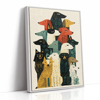 Dog Pack: A Folk Block-Print Chorus