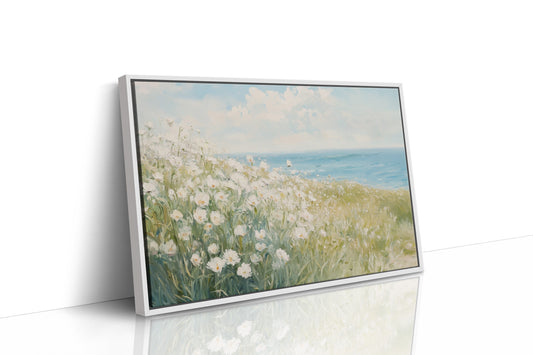 Coastal Poppies Dance With Waves