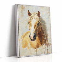 Golden Palomino in Brushstroke Light