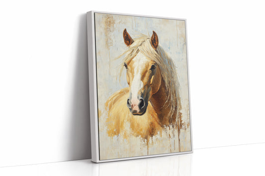 Golden Palomino in Brushstroke Light