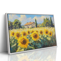 Summer Blooms Near Tuscan Stone
