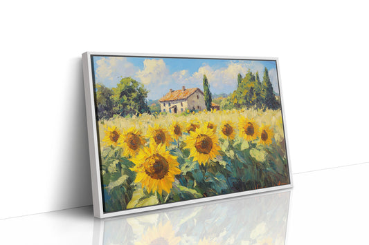 Summer Blooms Near Tuscan Stone