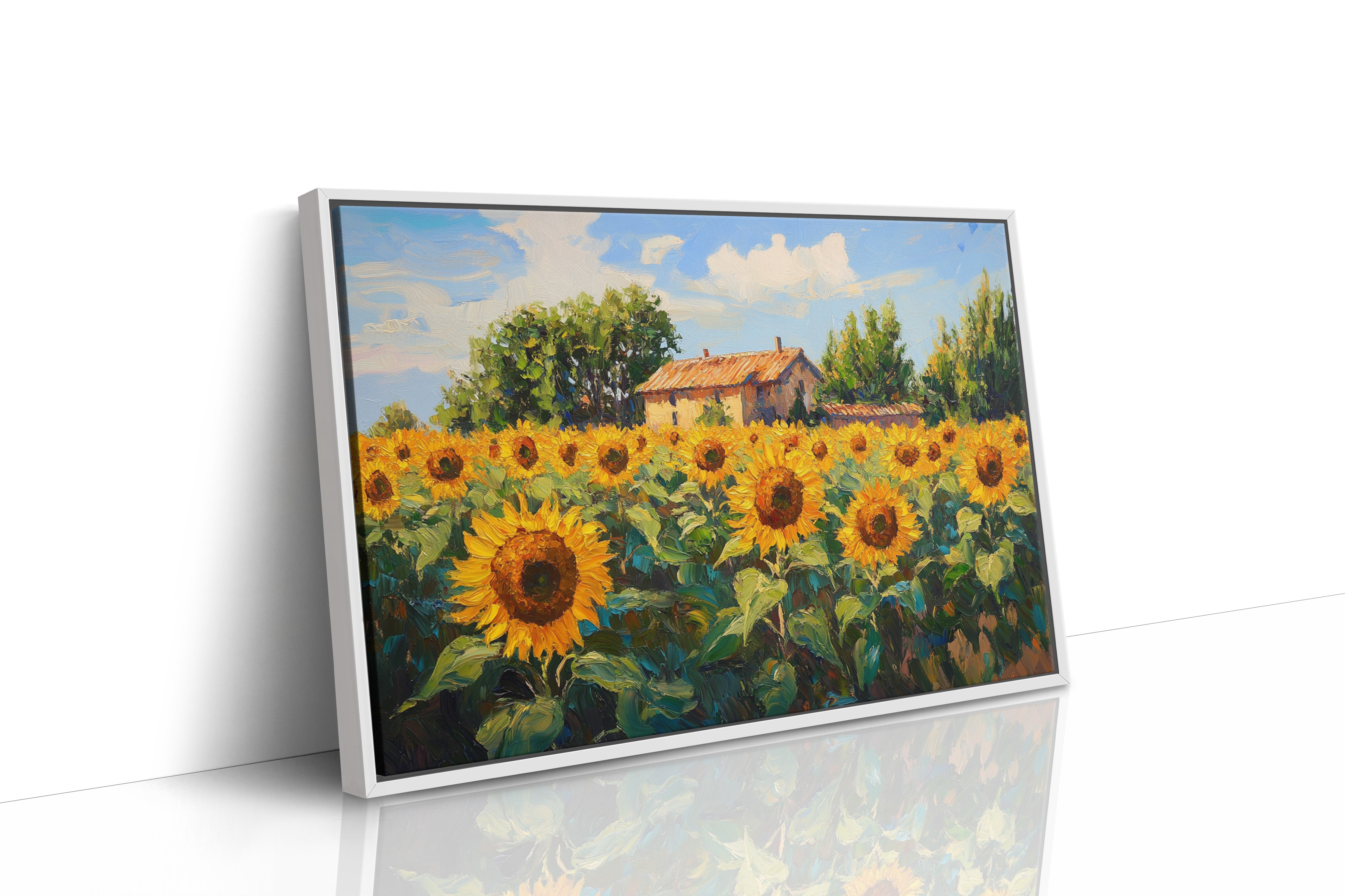 Summer Blooms Near Rustic Home