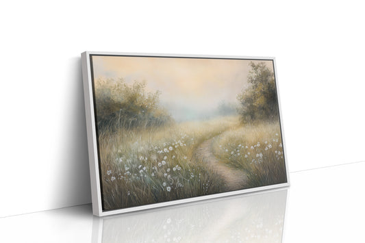 Summer Path Through Dancing Daisies